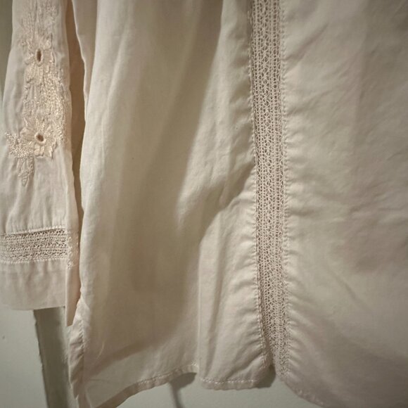 J.Crew Embroidered Cotton Blouse – Size 2 - Picture 16 of 16